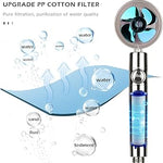 High Pressure Water Shower Head with small Fan