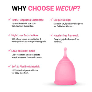 Silicon Menstrual Cup (FDA approved)