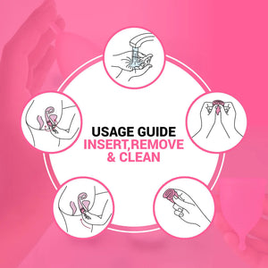 Silicon Menstrual Cup (FDA approved)