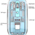 Wireless Transparent Mouse